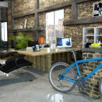 Дизайн офиса в стиле Лофт